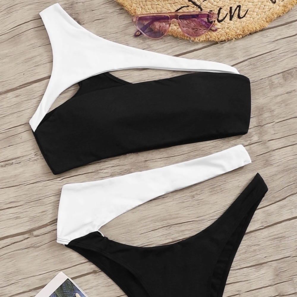 SHEIN bikini top and bottom